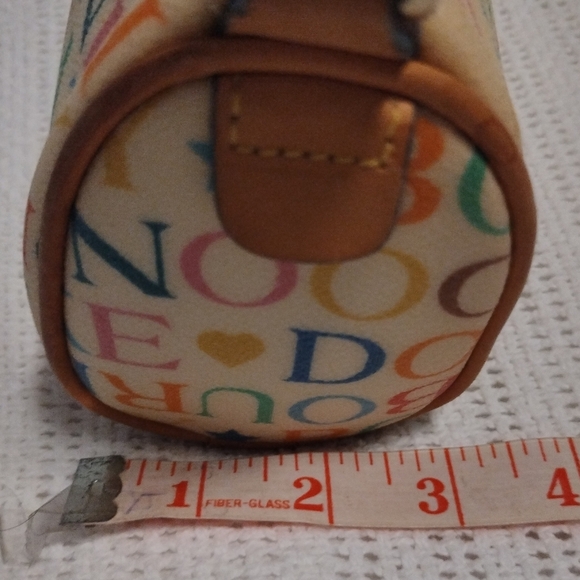 Vintage Dooney & Bourke Multicolor Mini Barrel Bag - Picture 5 of 13